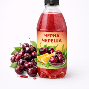 Негазирана напитка Черна череша