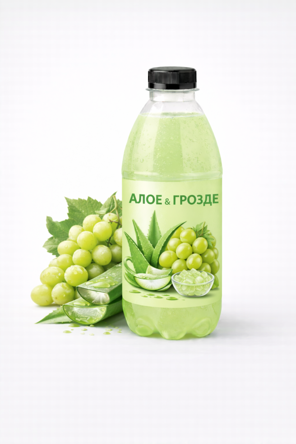 Негазирана напитка Алое и Грозде