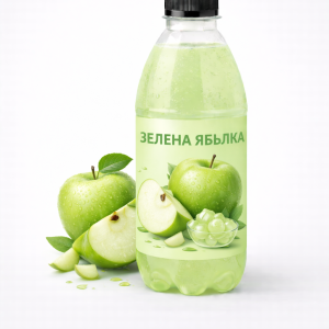 Негазирана напитка Зелена Ябълка