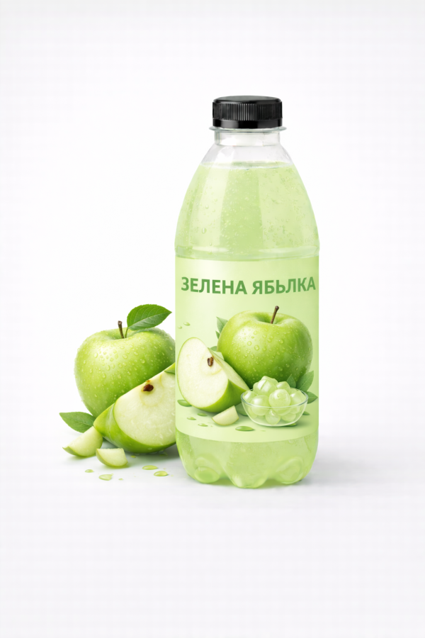Негазирана напитка Зелена Ябълка