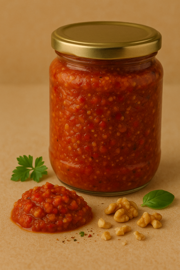 Едросмляна лютеница с орехи